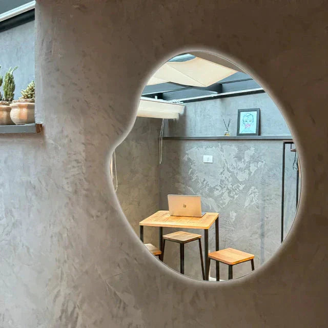 Organic Slim Mirror with LED 60x60cm