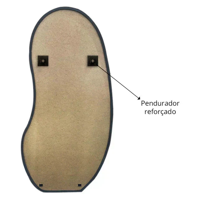 Full-Length Bean Mirror 160x80cm