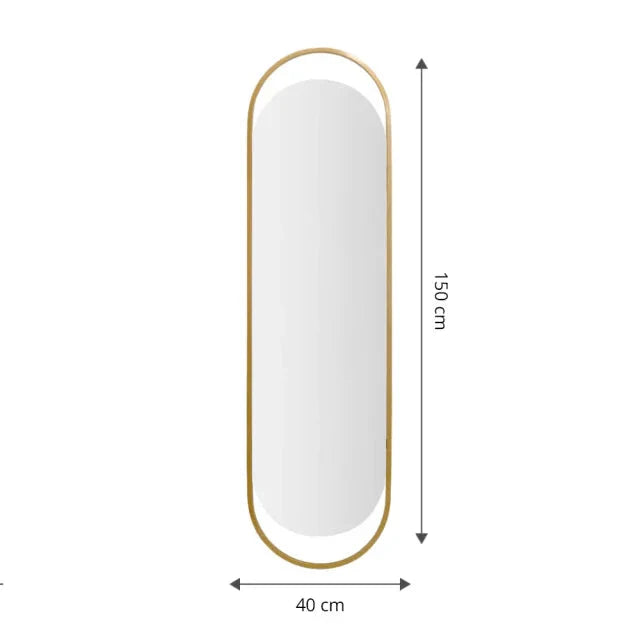 Glam Capsule Mirror G 150x40cm