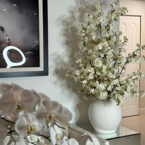 Jarrón Konos con flor de cerezo