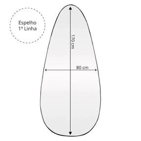 Large João Bobo Mirror 170x80cm