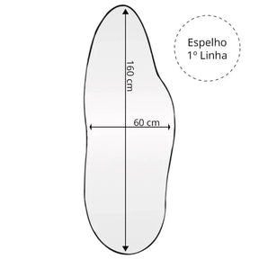 Majestic Full-Length Mirror 160x60cm