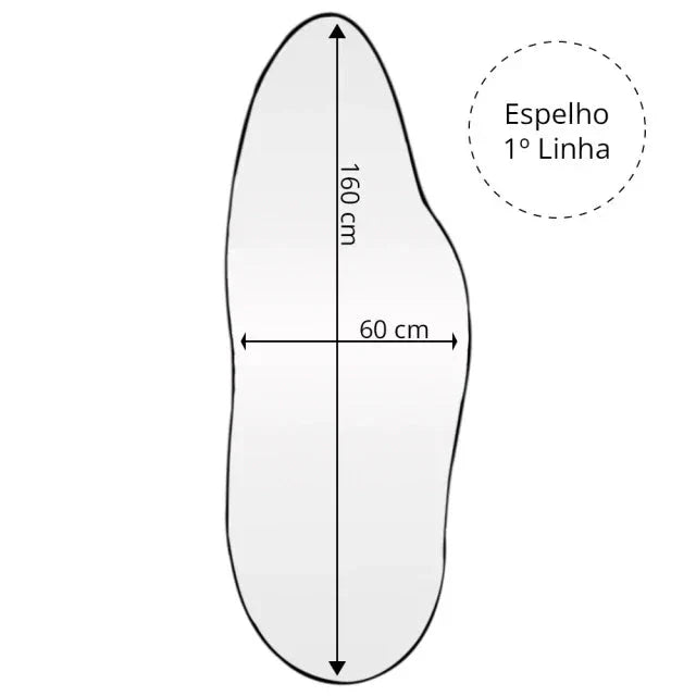 Majestic Full-Length Mirror 160x60cm