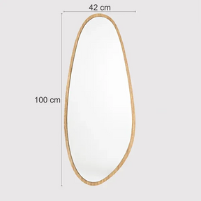 Organic Mirror Eros 42 cm x 100 cm Tauari