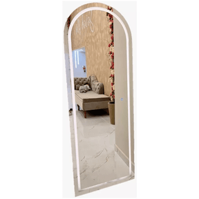 Oval LED Mirror Straight Base 180x90 Touch Screen