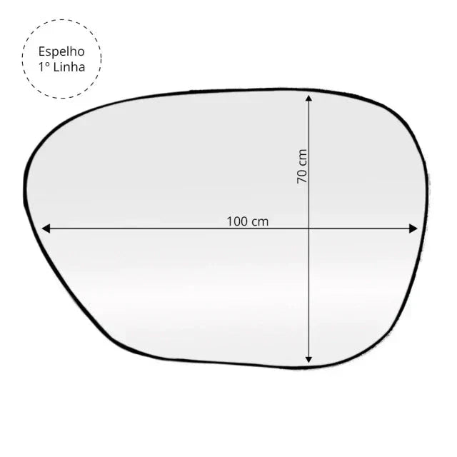 Rocha Mirror 100x70cm