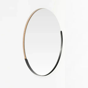 Round Mirror Giro 80 cm Black