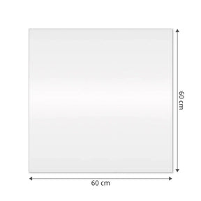 Espejo cuadrado delgado con LED 60 x 60 cm
